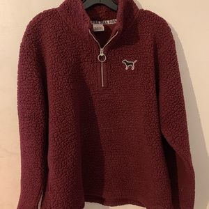 Pink Nation Sherpa sweater